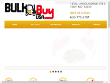 Tablet Screenshot of bulkbuyusa.com